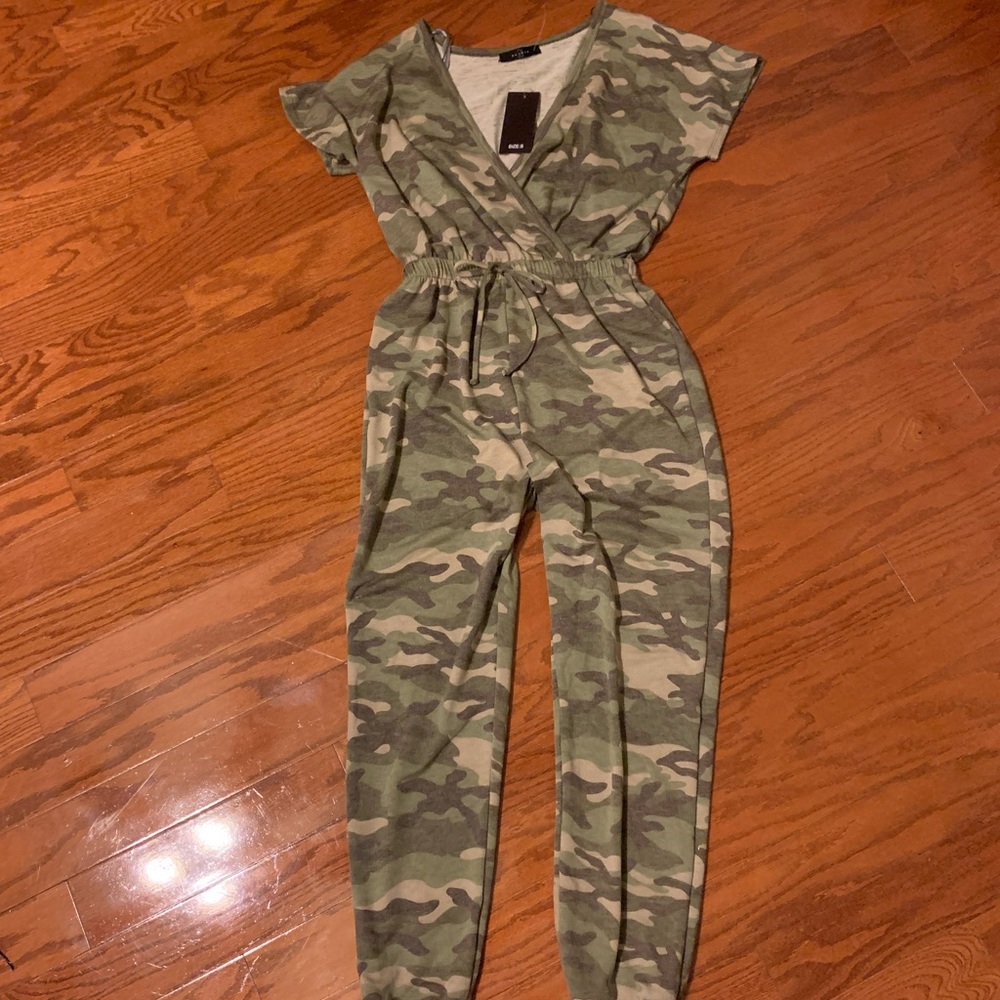 NWT camo romper/ jumpsuit